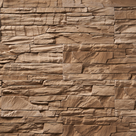 Мадрид — декоративный гипсовый камень для внутренней отделки, фактура Скала, сланец